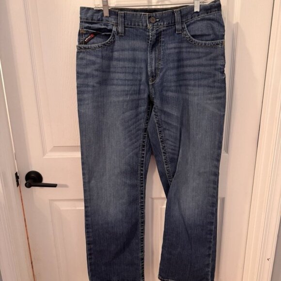 Men's Ariat FR M4 Relaxed Boot Work Jeans 34x31 Fire Resistant Cowboy Western - Picture 1 of 9
